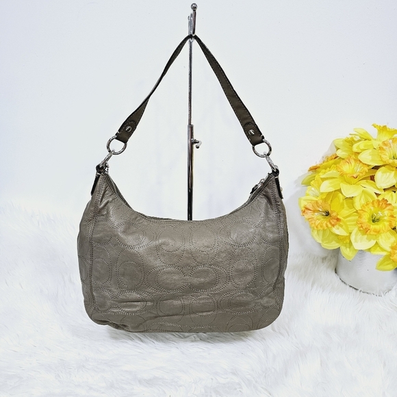 Coach Signature Hobo Leather F19415 Shoulder Hand Bag Purse - END OF SUMMER SALE - Picture 4 of 16